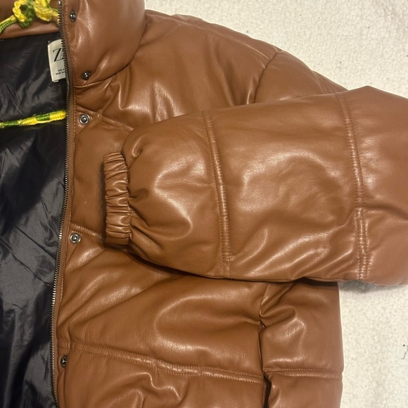 Zara Chestnut Puffer Jacket - Picture 8 of 8
